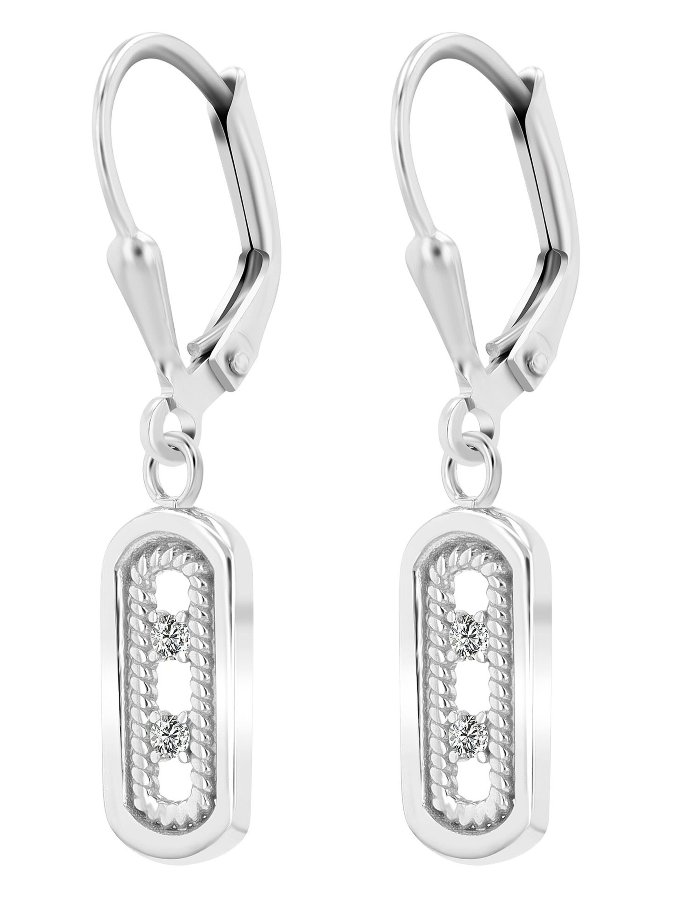Akzent Earrings 'Eara, 925 Sterlingsilber, langlebig' in Silver