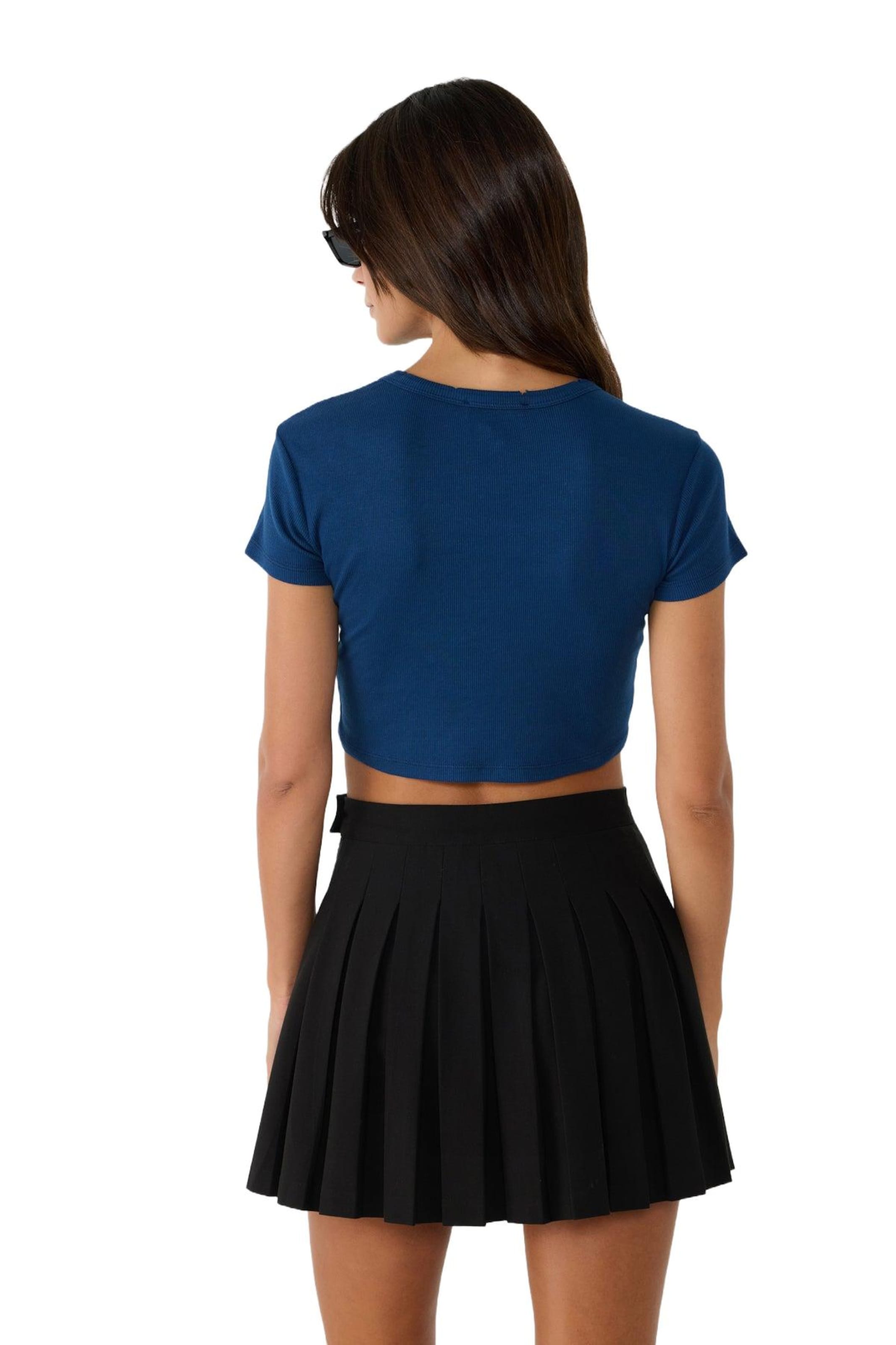 No Matter What Shirt in Blauw