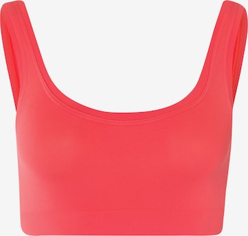 Bustier Soutien-gorge ' Touch Feeling ' Hanro en rouge : devant