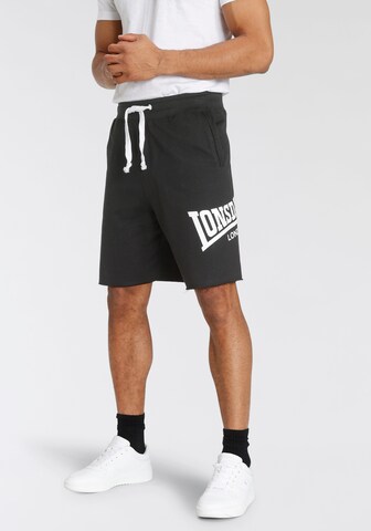 LONSDALE Regular Pants in Black