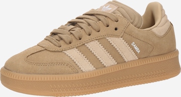 Baskets 'SAMBA' ADIDAS ORIGINALS en marron : devant