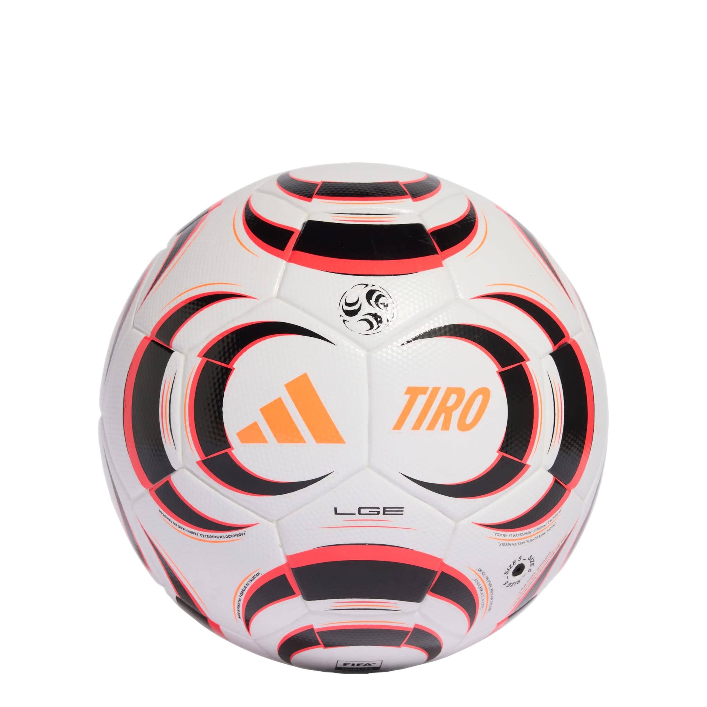ADIDAS PERFORMANCE Ball 'Tiro League' in 4 in orange / rot / schwarz / weiß, Produktansicht