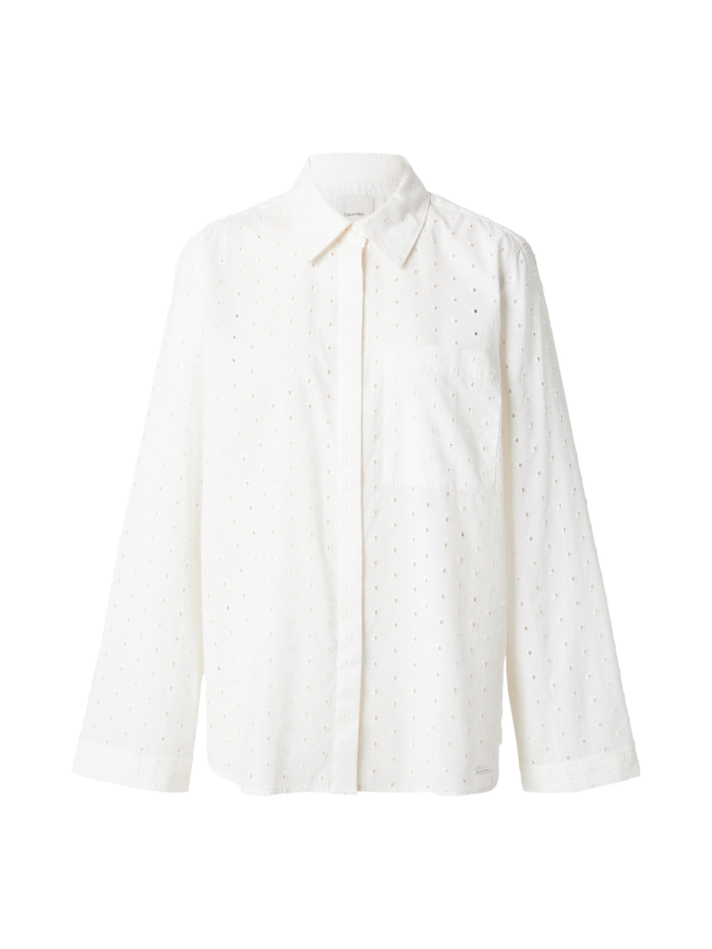 Chemisier Calvin Klein en blanc : devant
