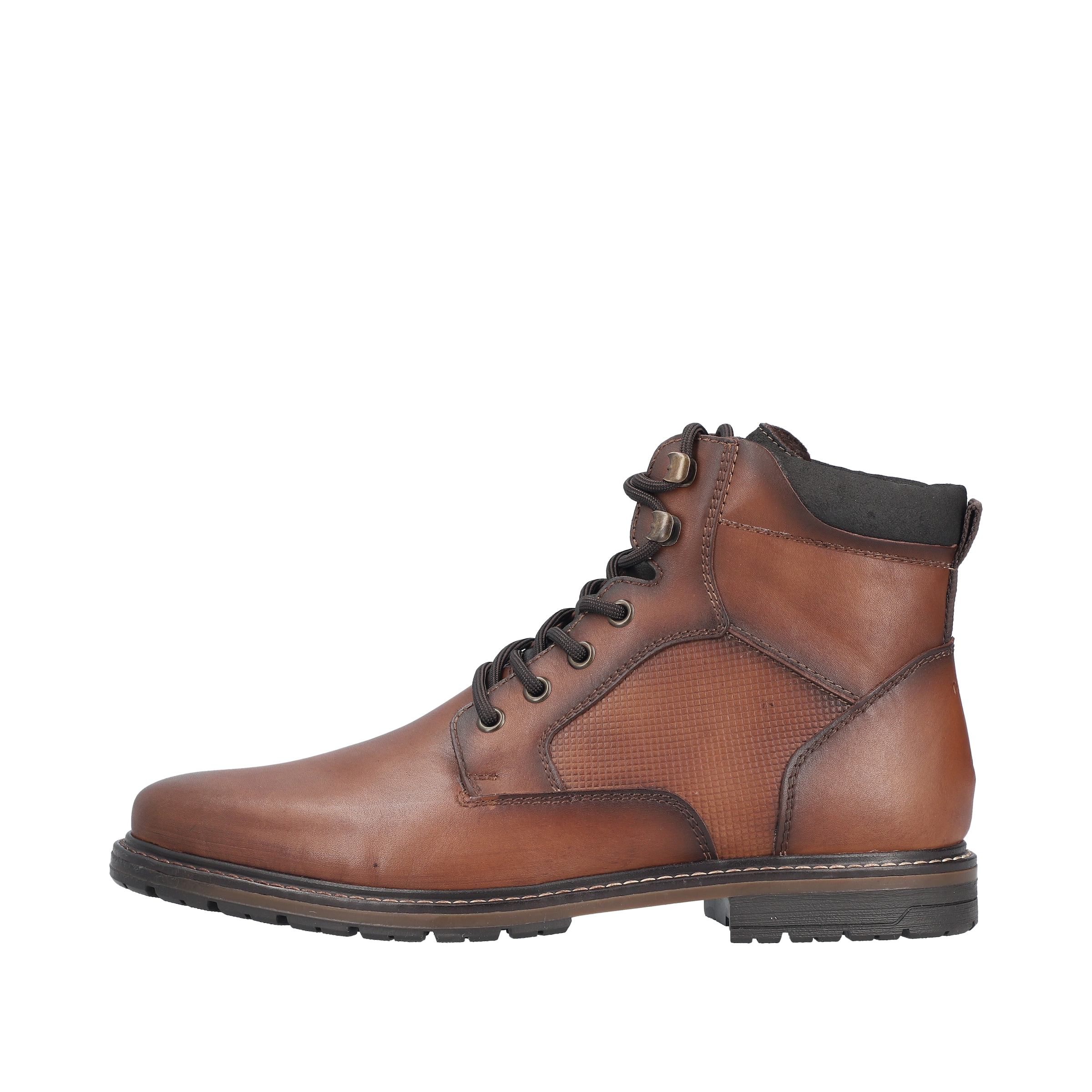 Bottes à lacets Rieker en marron