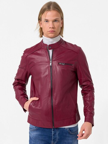 Veste mi-saison Dandalo en rouge : devant