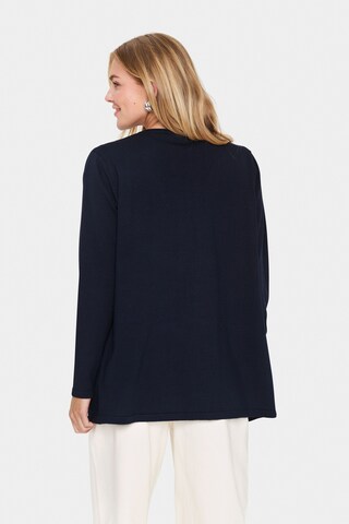 SAINT TROPEZ Gebreid vest 'KilaSZ' in Blauw