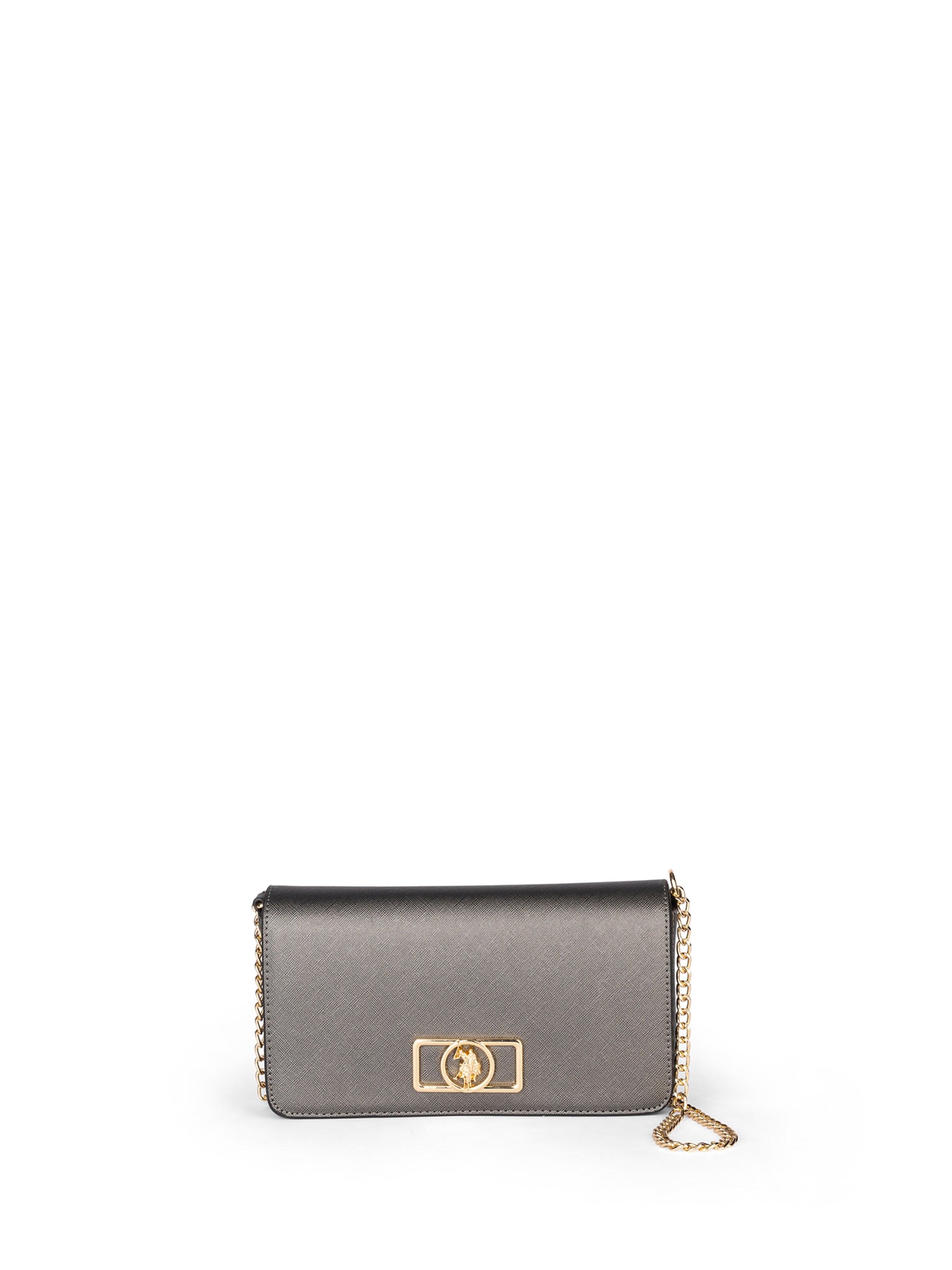 Borsa a tracolla di U.S. POLO ASSN. in grigio: frontale