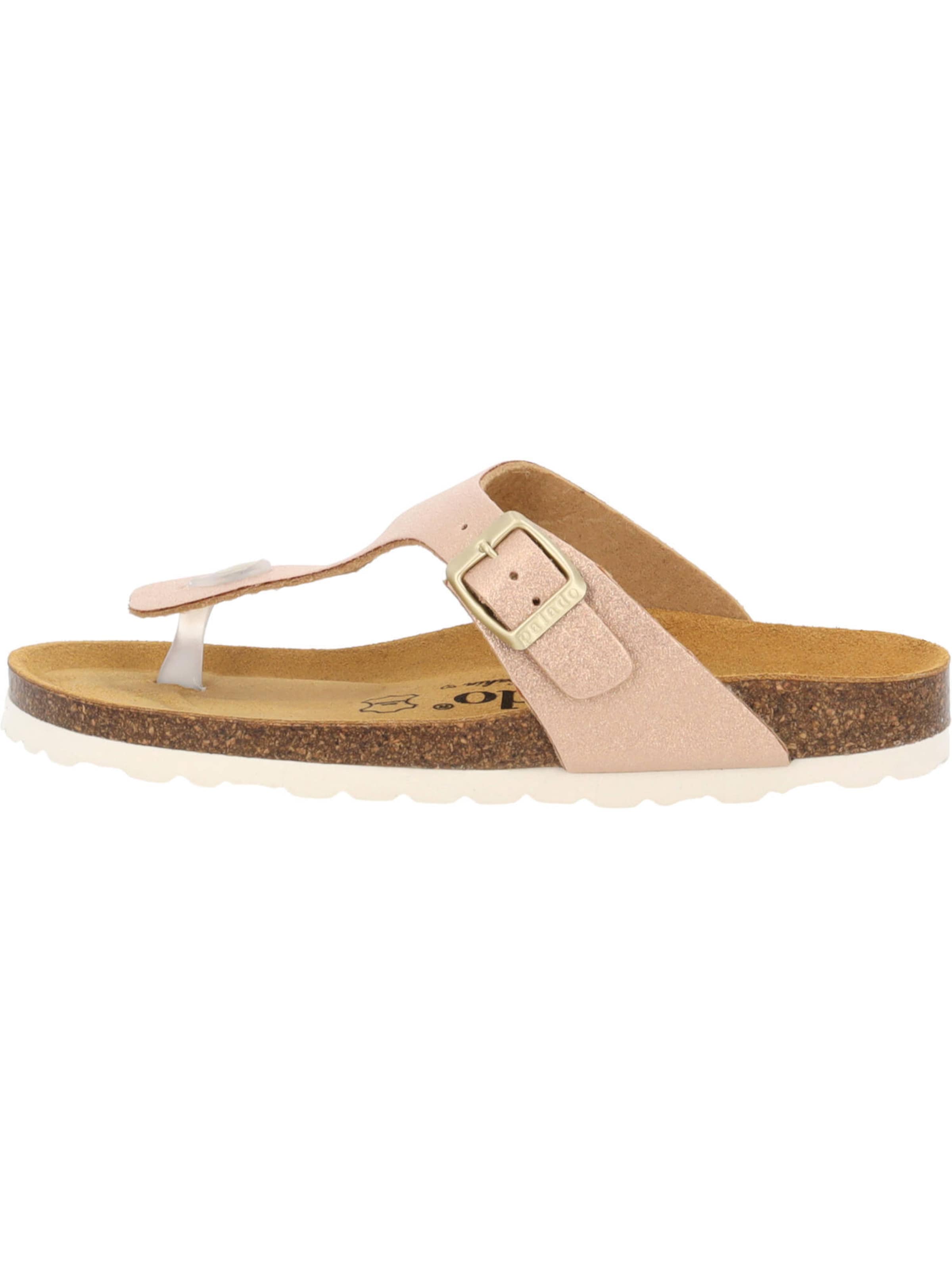 Palado by Sila Sahin Pantolette 'Kos Magnolia' in Pink: Vorderseite