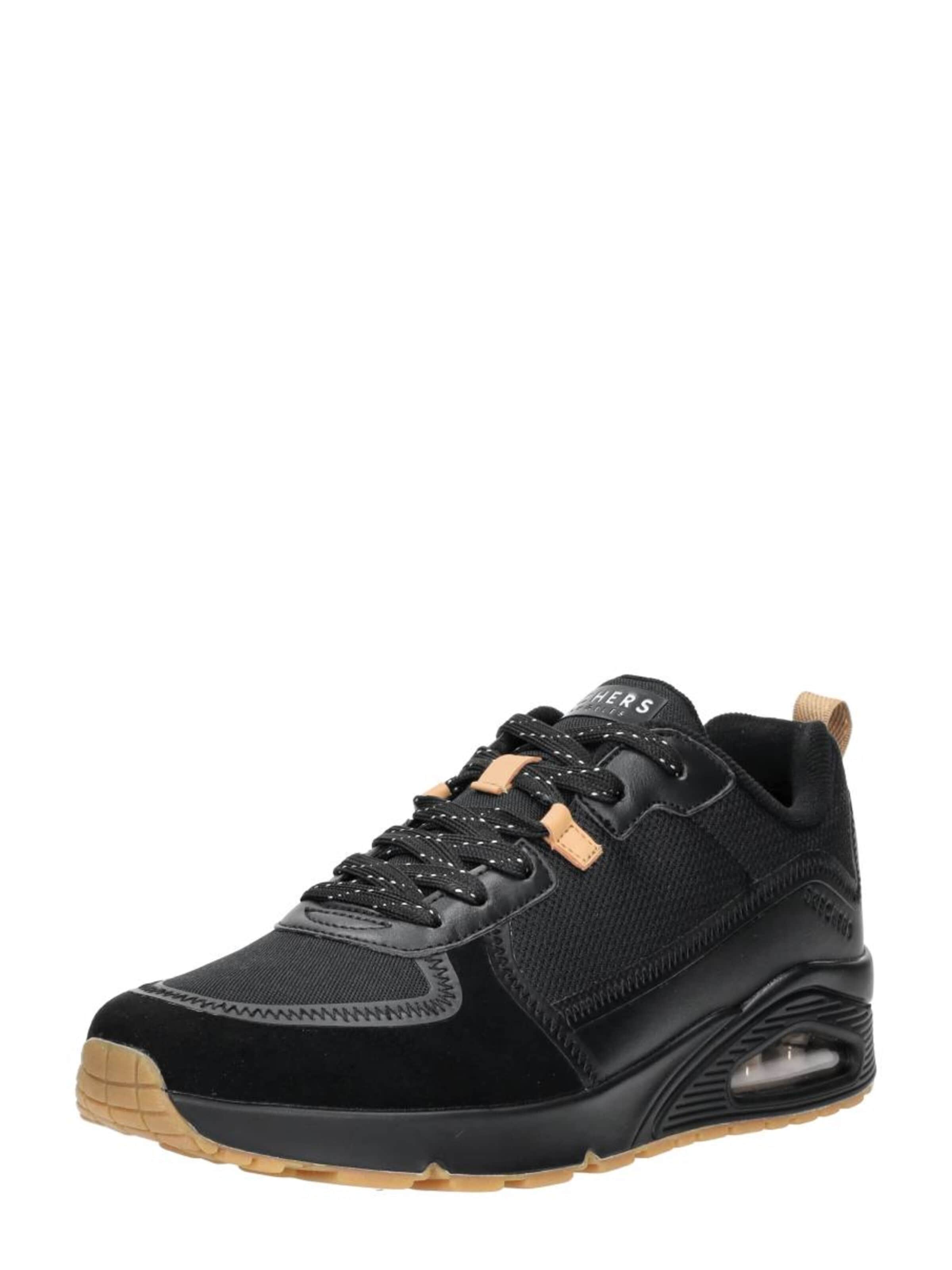SKECHERS Sneakers laag 'Uno - Layover' in Zwart