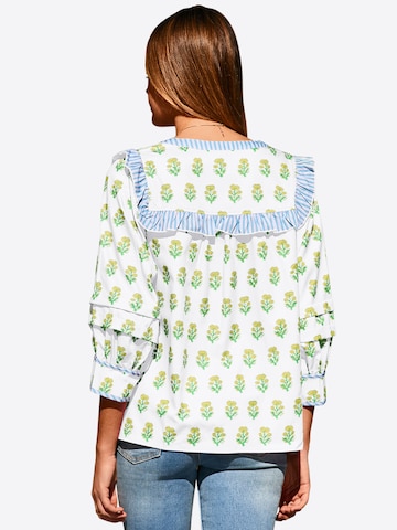 Imily Bela Bluza | bela barva: zadnja stran