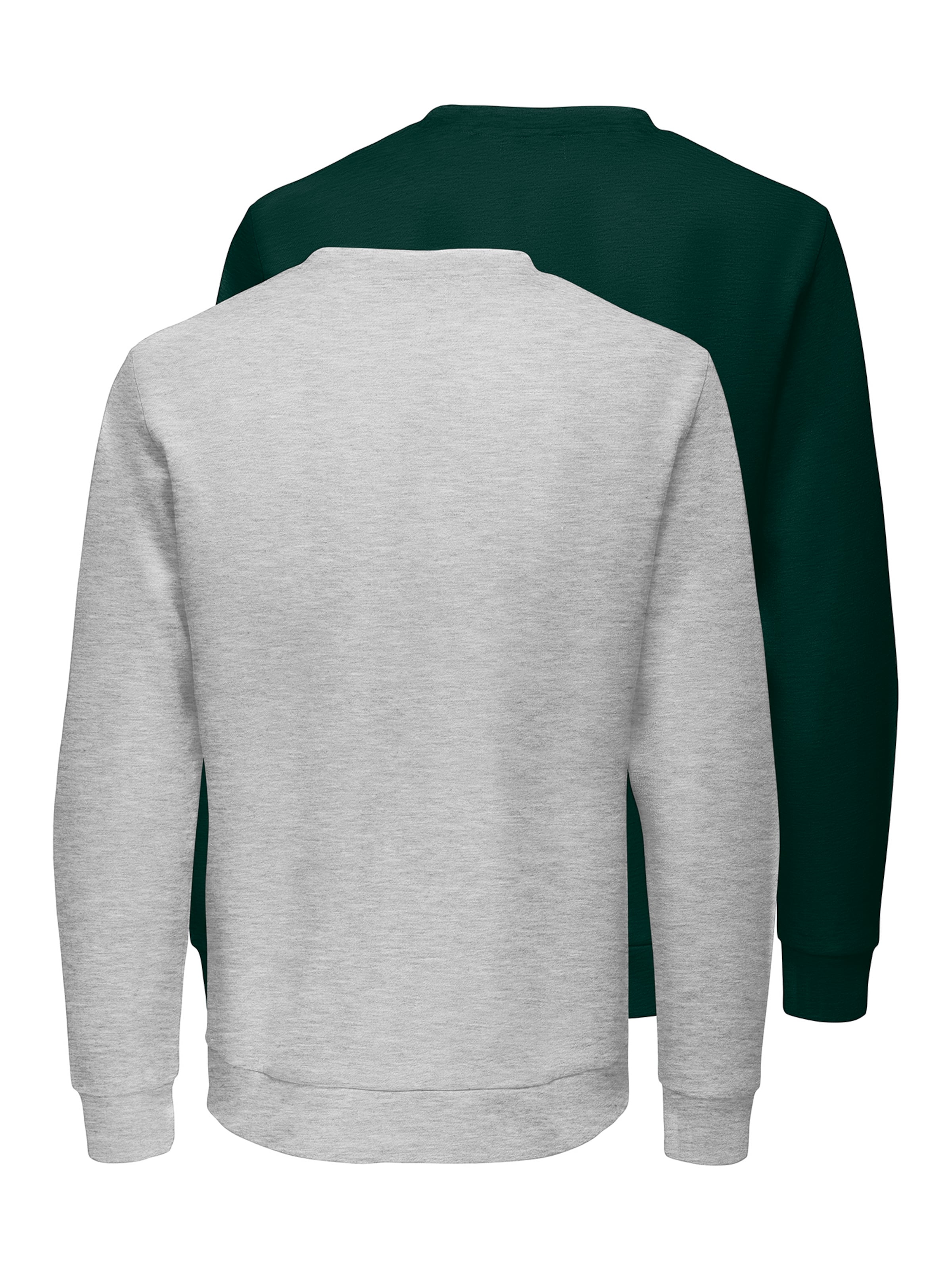 Sweat-shirt 'ONSCHASE' Only & Sons en gris
