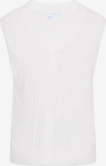 usha BLUE LABEL Pletená vesta - bílá, Produkt