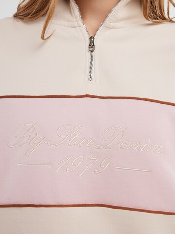 Sweat-shirt 'Rozalina' BIG STAR en beige