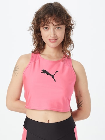 PUMA Sporttop 'Fit Eversculpt Fitted Tank' in Roze: voorkant