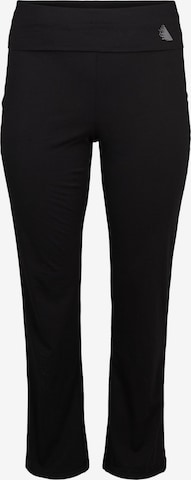 Regular Pantalon Zizzi en noir : devant