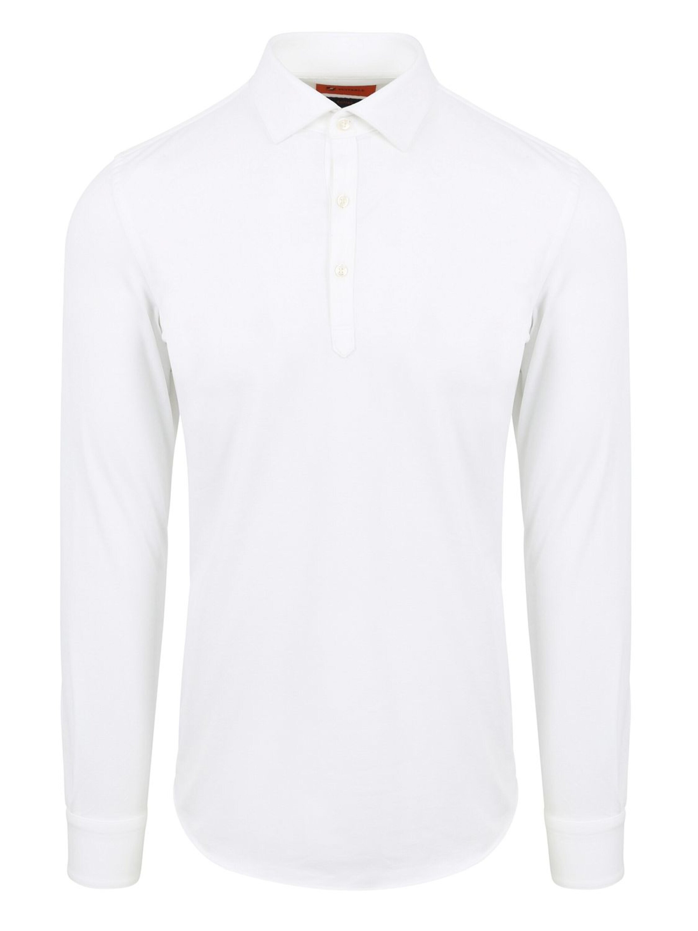 Suitable Shirt 'Camicia' in Wit: voorkant