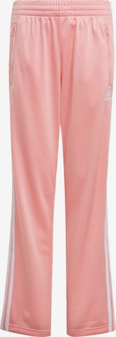 ADIDAS ORIGINALS - regular Pantalón 'Firebird' en rosa: frente