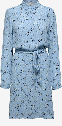 Selected Femme Petite Košilové šaty – modrá: přední strana