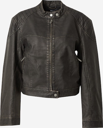 Gina Tricot Between-season jacket in Black: front