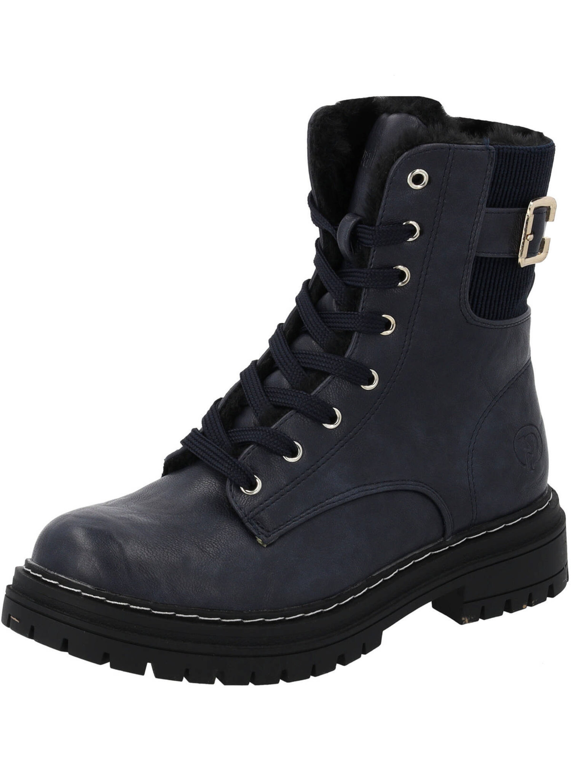 Palado Schnürstiefel 'Natlea' in Blau: Vorderseite