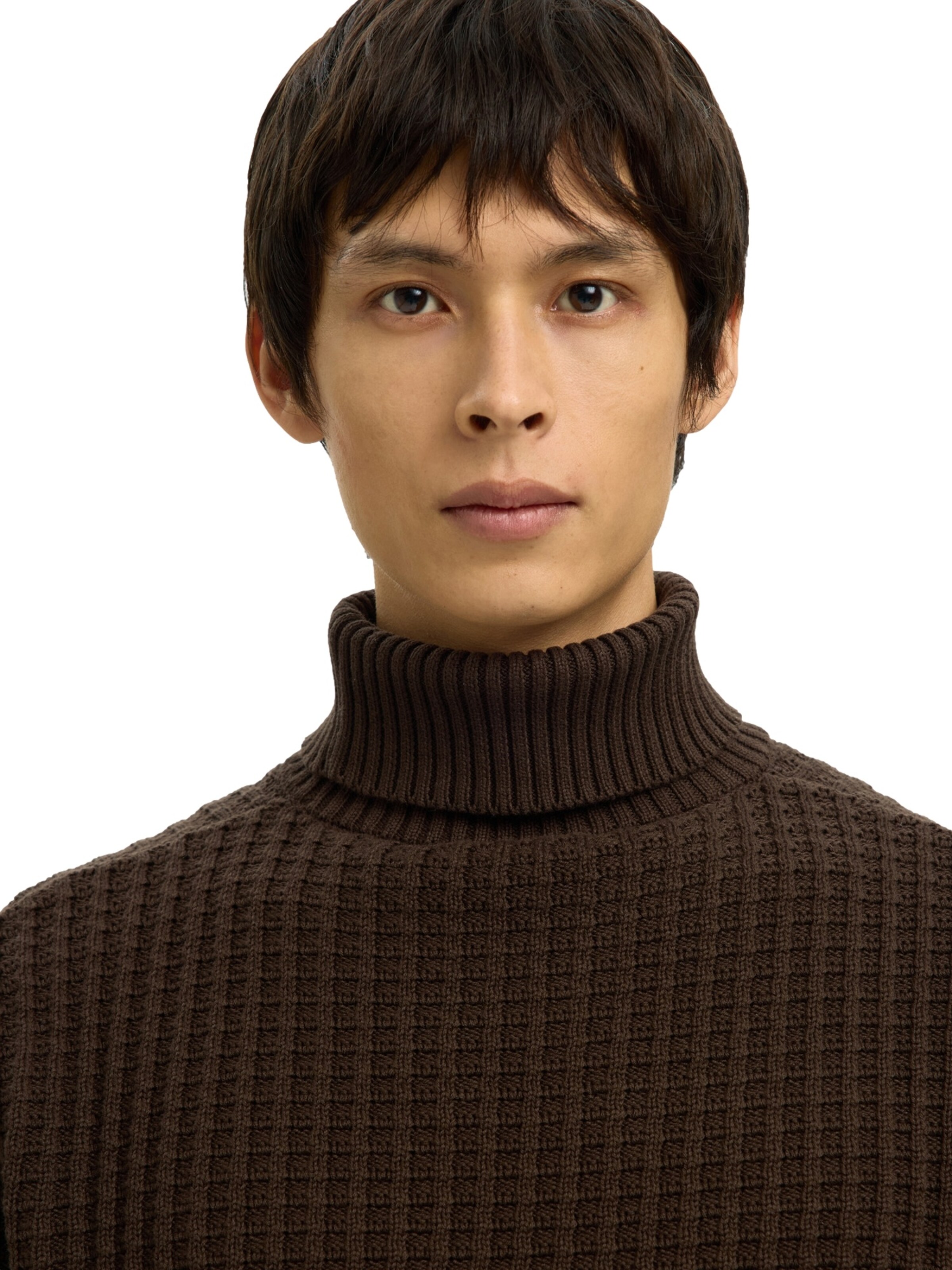 Pull-over 'SLHTom' SELECTED en marron