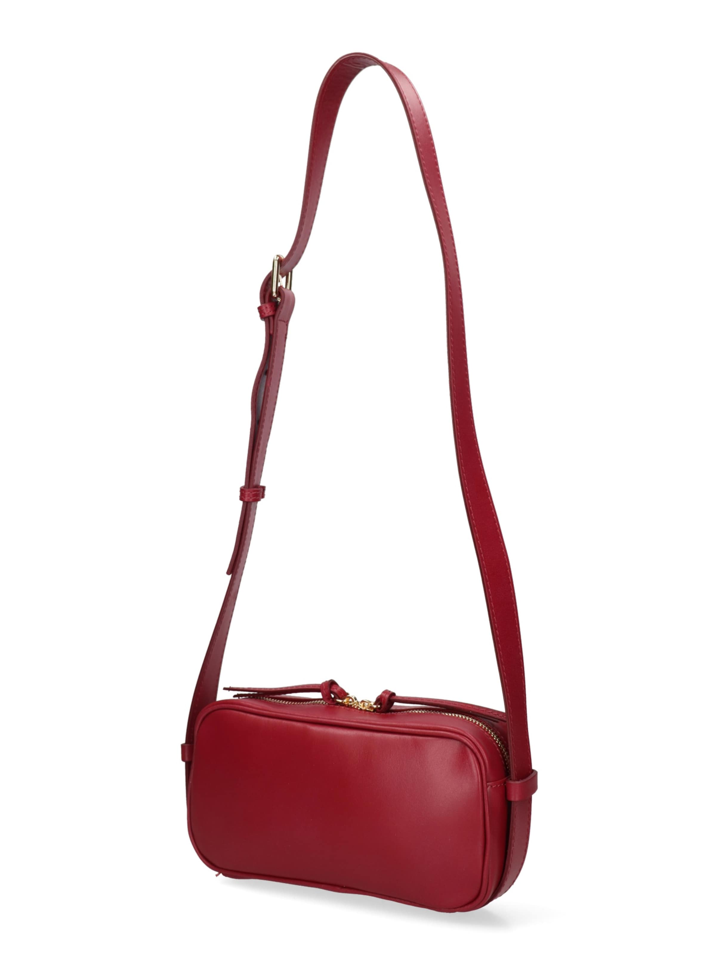 Borsa a tracolla Gave Lux di colore rosso rubino, Visualizzazione prodotti