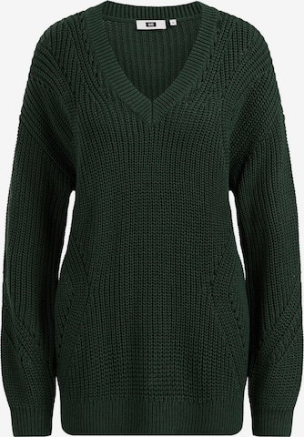 WE Fashion Sweater in Green: front