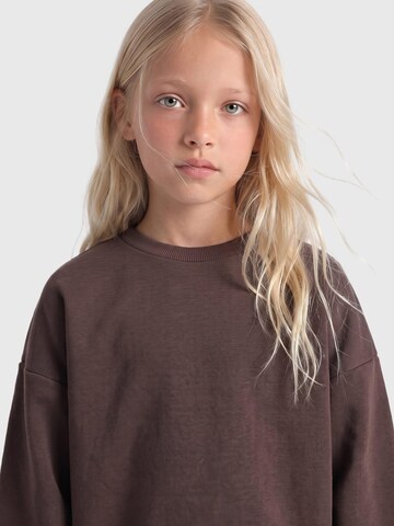 KIDS ONLY GIRL Sweater 'Sweat' in Brown