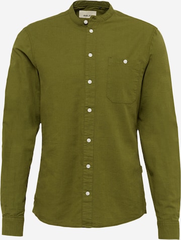 Coupe slim Chemise 'SEA' BLEND en vert : devant