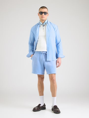 Abercrombie & Fitch Regular Byxa i blå