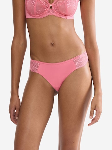 TRIUMPH Slip ' Wild Peony Florale ' in Roze: voorkant
