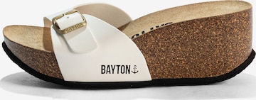 BaytonNatikače s potpeticom 'LUNA' - bijela boja: prednji dio
