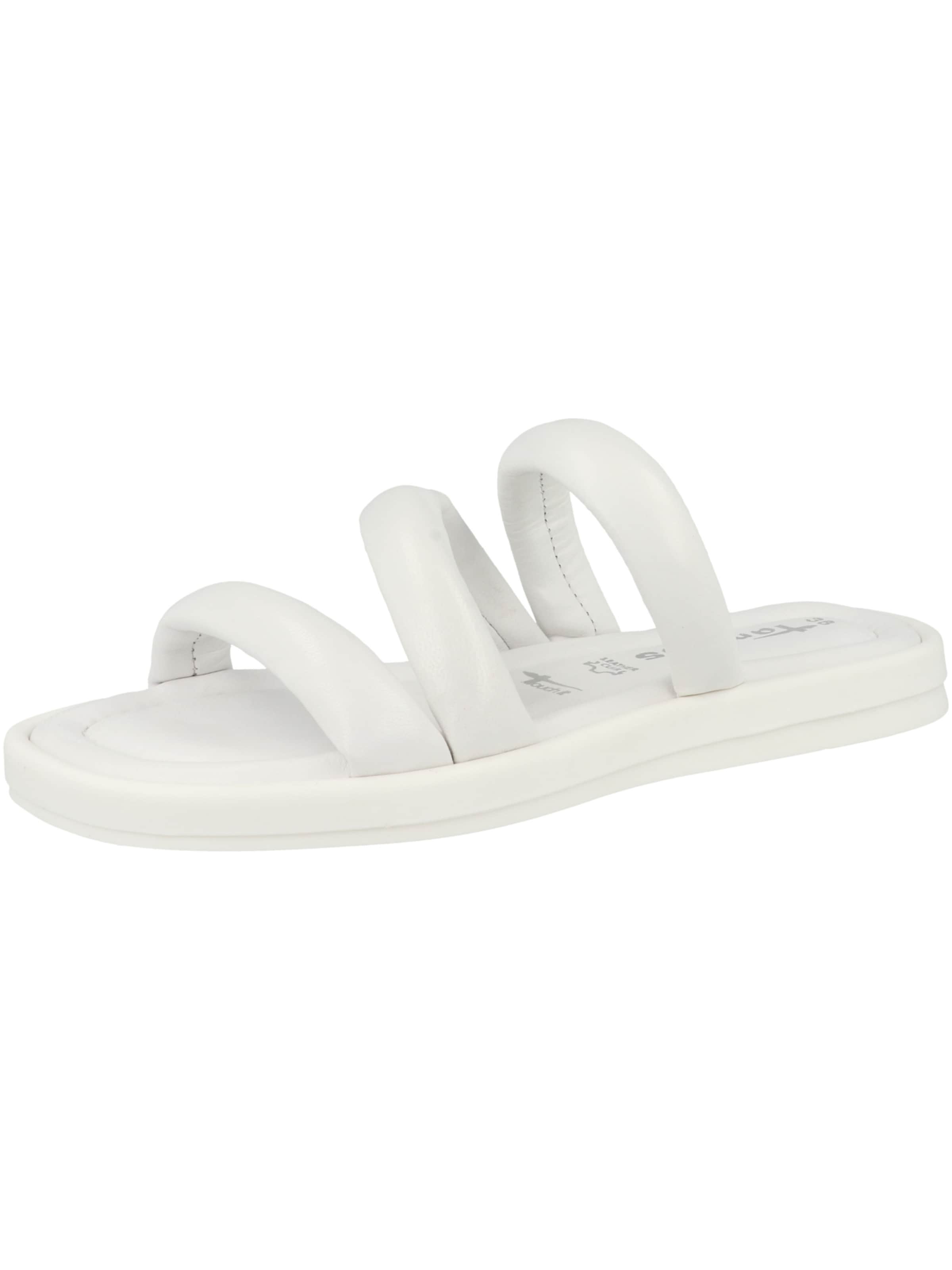Tamaris Slipper in White: front