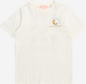 T-Shirt SCOTCH & SODA en blanc : devant