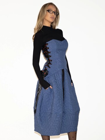 IUnique Wide Leg Hose in Blau