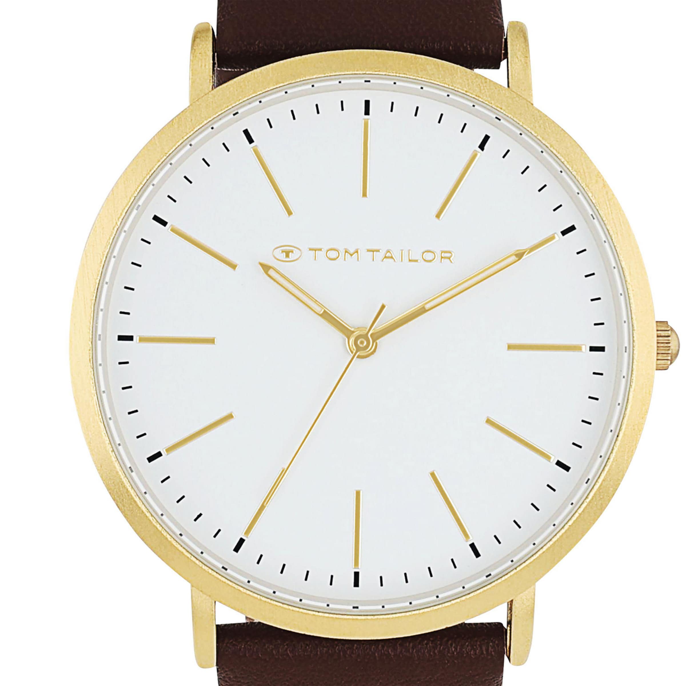 TOM TAILOR Uhr in Braun