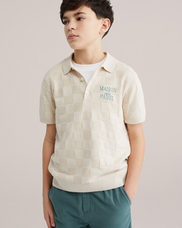 WE Fashion Футболка в Бежевый: спереди