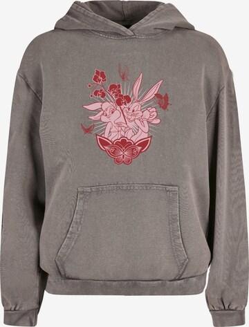 ABSOLUTE CULT Sweatshirt 'Looney Tunes - Bunny' in Grey: front