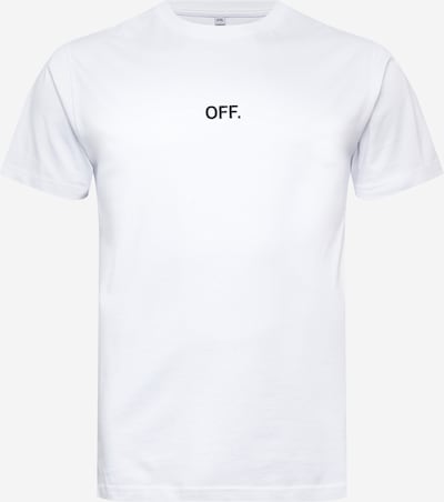 Mister Tee Plus Size Särk 'OFF' must / valge, Tootevaade