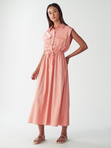 Willa - Vestido camisero 'Sez' en naranja
