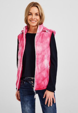 CECIL Vest in Pink: front