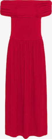 SOAKED IN LUXURY Jurk 'Hanadi' in Rood: voorkant