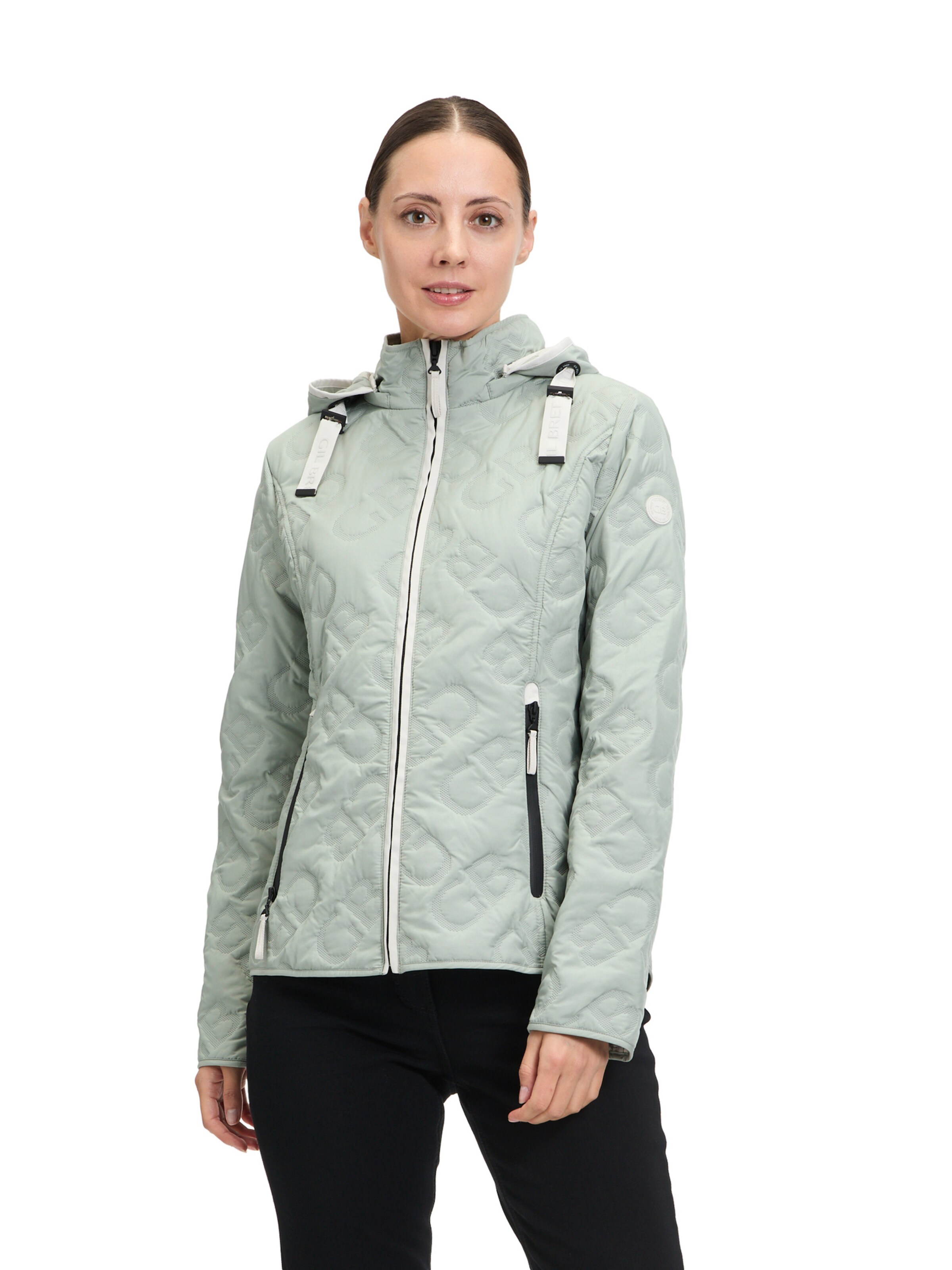 Veste mi-saison GIL BRET en vert : devant