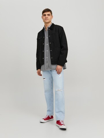 JACK & JONES Normalny krój Jeansy 'Chris' w kolorze niebieski