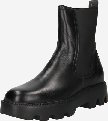 MJUS Chelsea boots 'LATO' in Zwart: voorkant