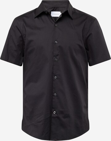 TOPMAN Regularny krój Koszula w kolorze czarny: przód