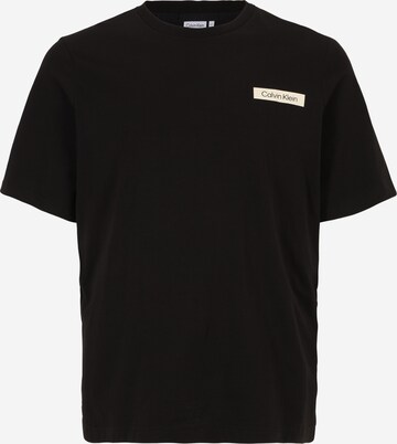 Calvin Klein Big & Tall T-Shirt in Schwarz: predná strana