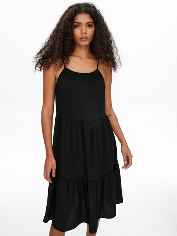 Robe 'Zora' ONLY en noir : devant