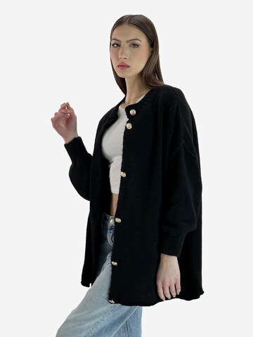 Elara Strickjacke in Schwarz