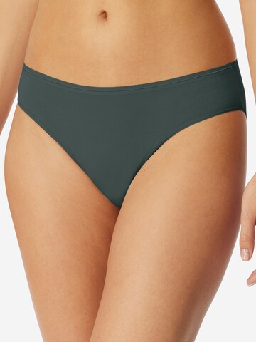 Slip SCHIESSER en vert : devant